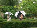 Rain, Sissinghurst Castle gardens P1120808